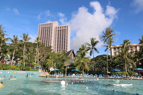 A beach resort in Guam